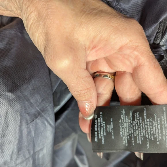 G-Star RAW Blue Corset Dress SZ S. High Low - Picture 5 of 9